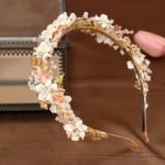 Elegant Handcrafted Floral Hair Hoop